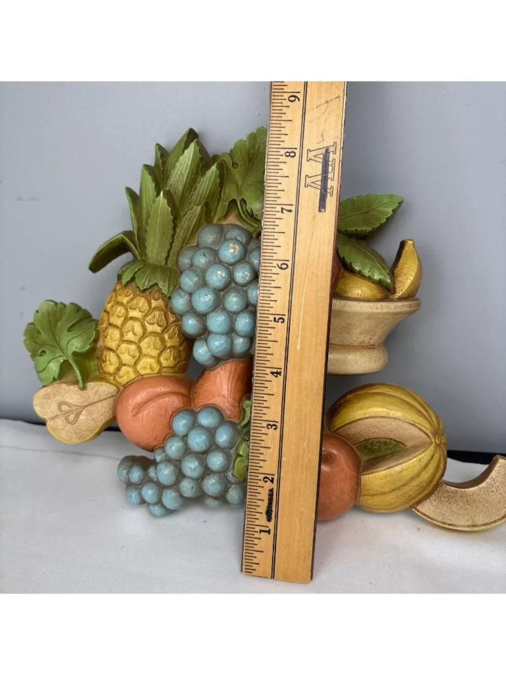 Dart Vintage Fruit Wall Hanging Plastic Retro Decor Kitchen Art USA